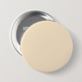 Blankerende amandel (vaste kleur) ronde button 7,6 cm (Voorkant /achterkant)