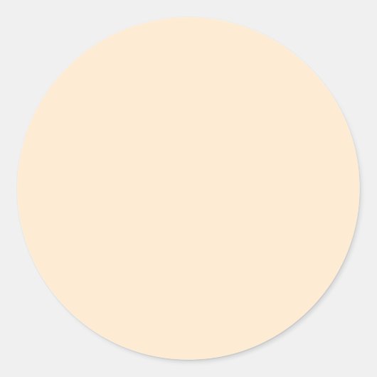 Blankerende amandel (vaste kleur) ronde sticker (Voorkant)