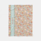 blanket animals kids baby girl fleece deken (Voorkant)