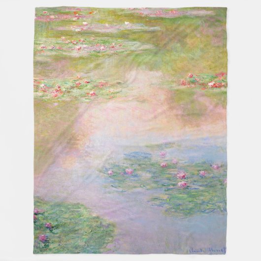 BLANKET | Claude Monet Nymphéas Fleece Deken (Voorkant)