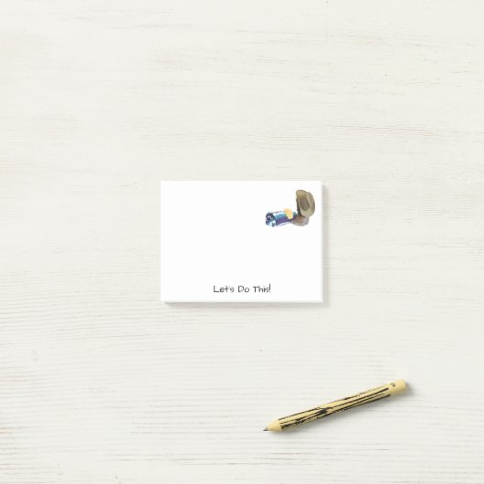 Blanket, Cowboy Boots en Pet Photo Custom Post-it® Notes (Op bureau)