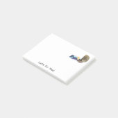 Blanket, Cowboy Boots en Pet Photo Custom Post-it® Notes (Schuin)