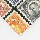 Blanket -  design van riemen - c. 1902 Stampen Fleece Deken (Hoek)