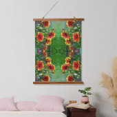 Blanket Flower Daisies Waterverf Abstract Hangend Wandkleed (Slaapkamer)