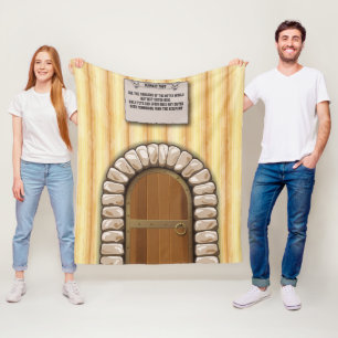 Blanket Fort™ front-deuropening Fleece Deken