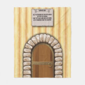 Blanket Fort™ front-deuropening Fleece Deken (Voorkant)