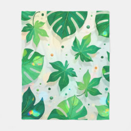 Blanket Hojas al Alba Fleece Deken