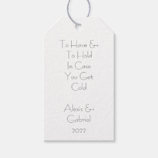 Blanket Label Wedding Favor Cadeaulabel