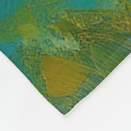 Blanket Mediterraan Strand Kust Italië Kunst Fleece Deken (Hoek)