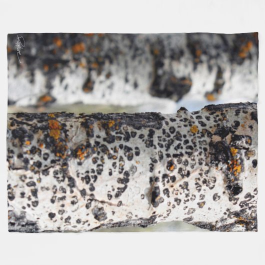 Blanket met boomgaard fleece deken (Voorkant (Horizontaal))