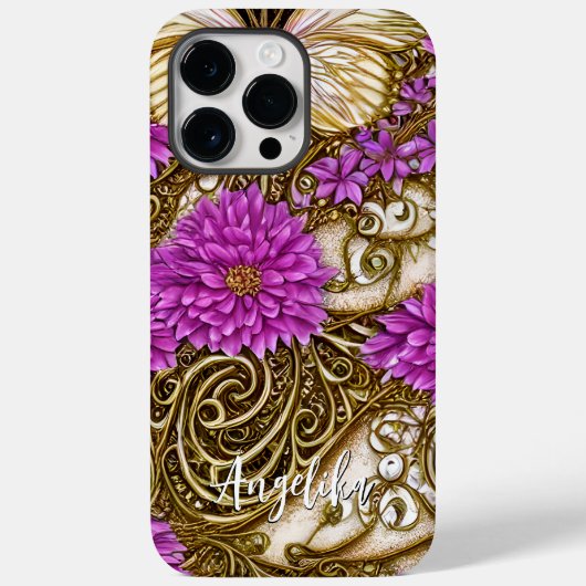 Blanket met botervliezen met persoonlijke naam Case-Mate iPhone case (Achterkant)