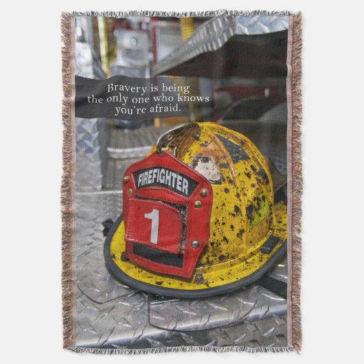 Blanket met brandweermand deken (Voorkant Verticaal)