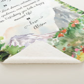 Blanket met bruiloft voor Passen getrouwd Sherpa Deken (3/4)