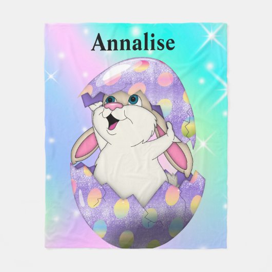 Blanket met bunny fleece deken (Voorkant)