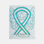 Blanket met cervicale kanker fleece deken (Voorkant)