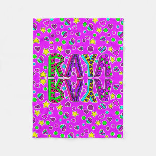 Blanket met de naam Raya Fleece Deken