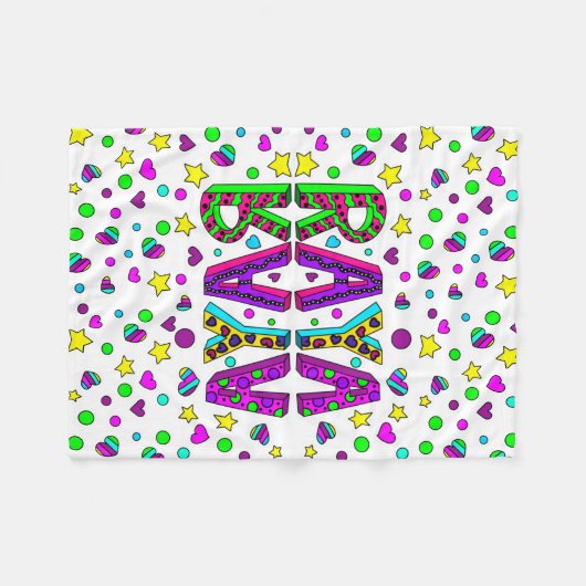 Blanket met de naam Raya Fleece Deken (Voorkant (Horizontaal))