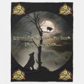 Blanket met een zachte pad, fleece deken (Voorkant)