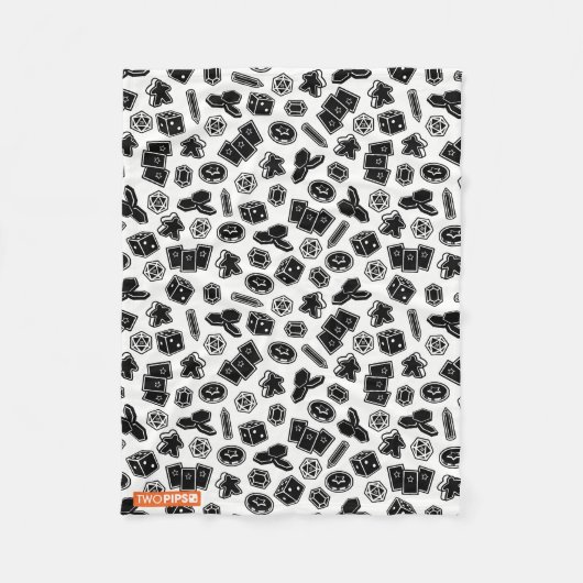 Blanket met geblazen gamepatroon fleece deken (Voorkant)