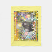 Blanket met Gorillas Home decore Fleece Deken (Voorkant)