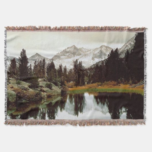 Blanket met mountaingordelstructuur deken (Voorkant)