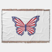Blanket met patriottische vlinder deken (Voorkant)