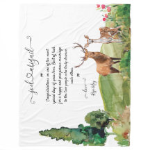 Blanket met persoonlijk bericht