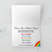 Blanket Project Gevouwen Opmerking Kaart (Binnen)