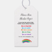 Blanket Project label Cadeaulabel (Achterkant)