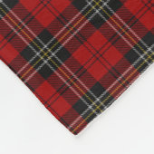 Blanket - Red Tartan Macpherson Clan (L) Fleece Deken (Hoek)