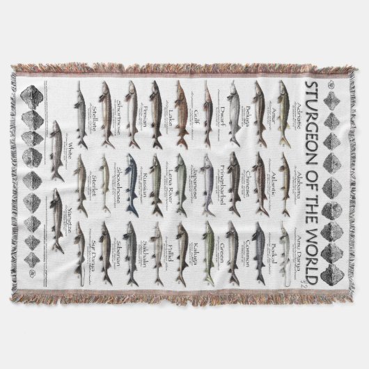 BLANKET - STURGEON VAN HET WERELDWIJDE POSTER - EE DEKEN (Voorkant)