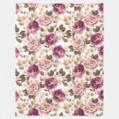 Blanket - Summer Blossom Design Fleece Deken (Voorkant)