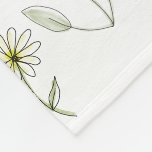 Blanket - Summer Leaves Fleece Deken (Hoek)