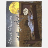 Blanket Sweet Dreams Child Counting Sheep Fleece Deken (Voorkant)