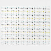 Blanket - Tribale pijlen Fleece Deken (Voorkant (Horizontaal))
