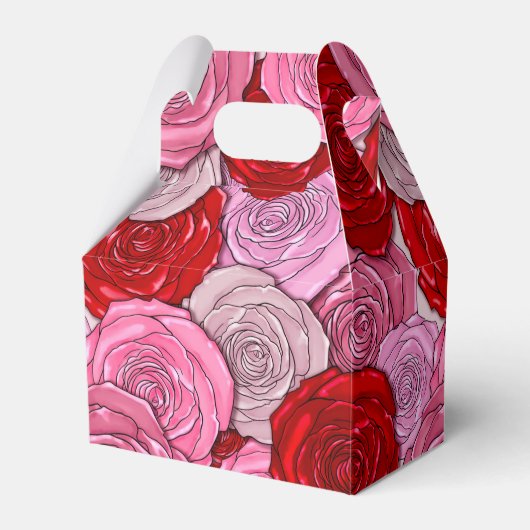 Blanket van Rozen Bedankdoosjes (Voorkant Zijde)