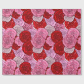 Blanket van Rozen Cadeaupapier (Vlak)