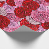 Blanket van Rozen Cadeaupapier (Hoek)