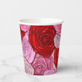 Blanket van Rozen Papieren Bekers (Links)