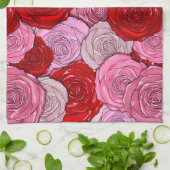 Blanket van Rozen Theedoek (Gevouwen)