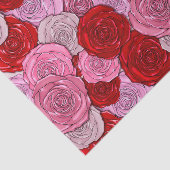 Blanket van Rozen Tissuepapier (Detail)