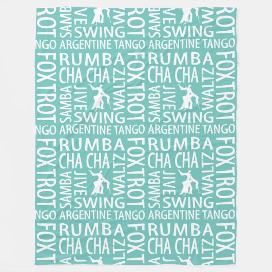 Blanket voor ballroom Dance Fleece (Voorkant)