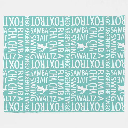 Blanket voor ballroom Dance Fleece (Voorkant (Horizontaal))