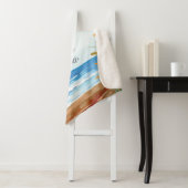 Blanket voor bruid- en bruinbruin met genissen sherpa deken (In situ)