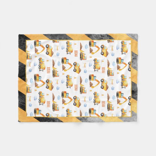 Blanket voor constructietransport- en transportvoe fleece deken (Voorkant (Horizontaal))