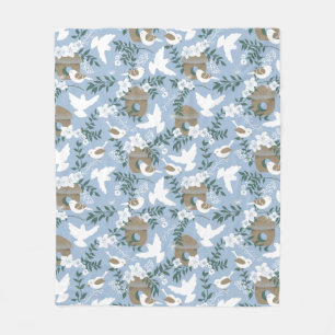 Blanket voor in de winter geboren baby's fleece deken