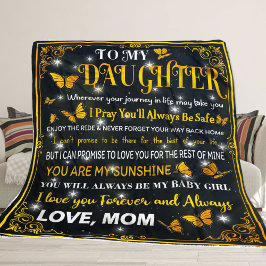 Blanket voor mijn dochter fleece deken