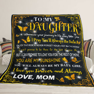 Blanket voor mijn dochter fleece deken