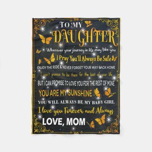 Blanket voor mijn dochter fleece deken (Voorkant)