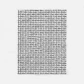 Blanket voor zwarte en witte vierkantjes fleece deken (Voorkant)